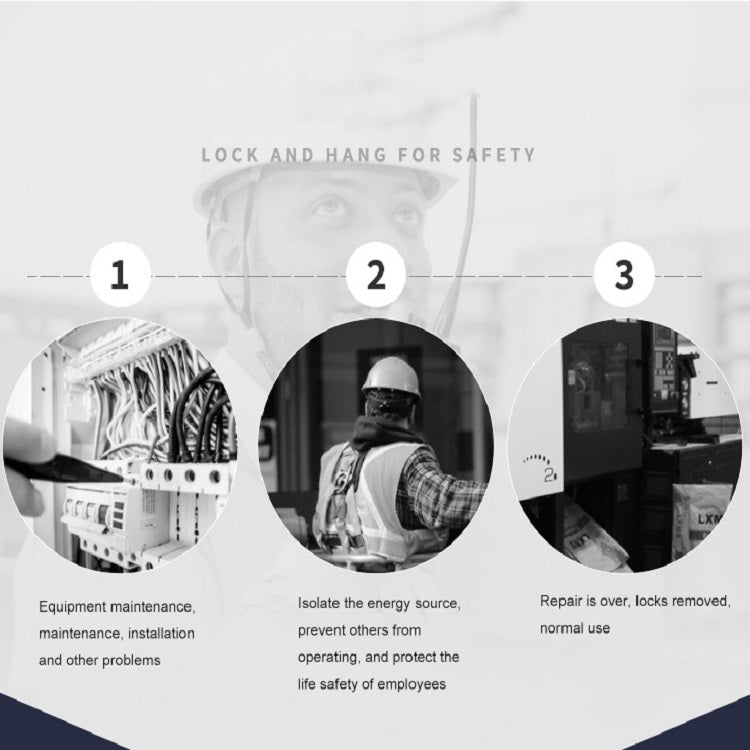 Prolockey Industrial Safety Steel Anti-Rust Six-Link Hasp Lock, SH01, SH02