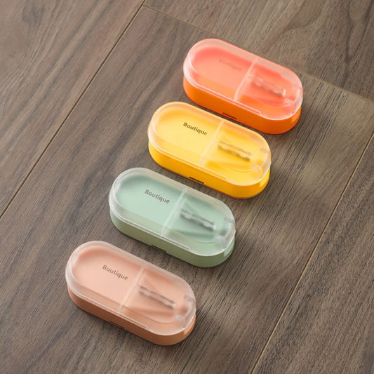 Home Convenient Transparent Tablet Divider Compartments Medicine Boxes