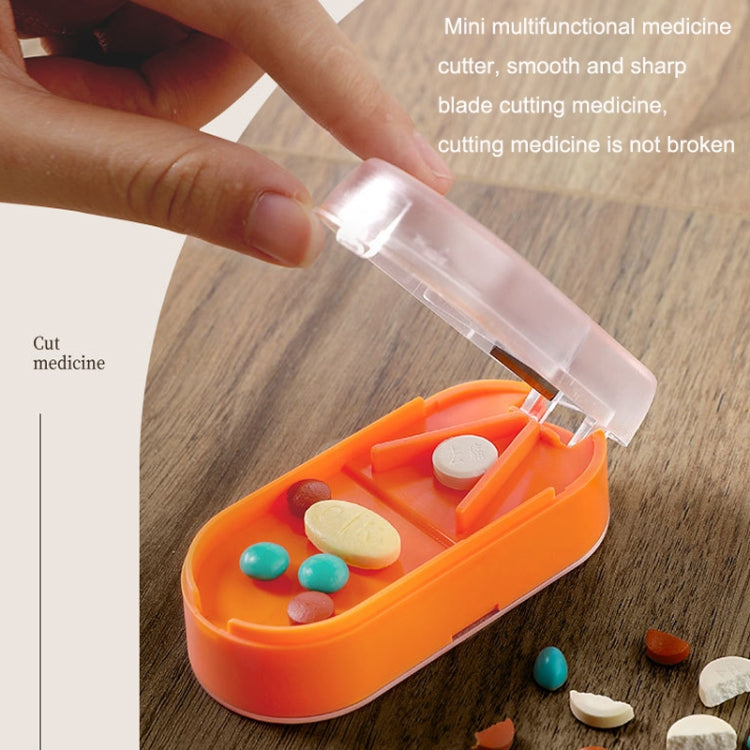 Home Convenient Transparent Tablet Divider Compartments Medicine Boxes