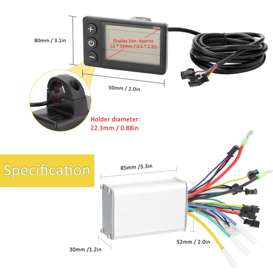 S866 A Type Electric Bicycle Universal Electric Bicycle Dashboard Set ,Specification: