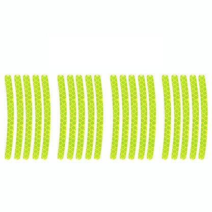 10pcs /Set Car Wheel Reflective Stickers 3D Personal Decoration Tire Warning Stickers