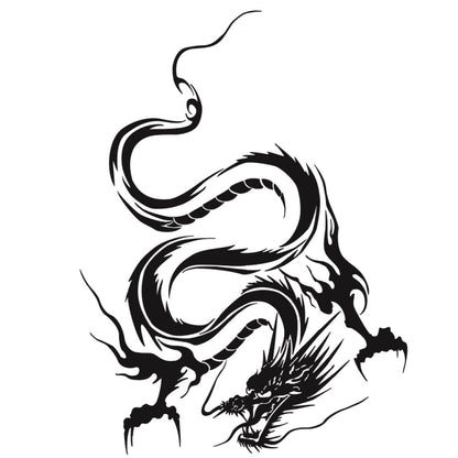 D-131 Dragon Totem Dragon Car Cover Sticker Modified Roof Scratch Sticker, D-131