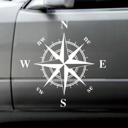 D-336 Car Compass Graphic Sticker Hood Car Body Universal Sticker, D-336