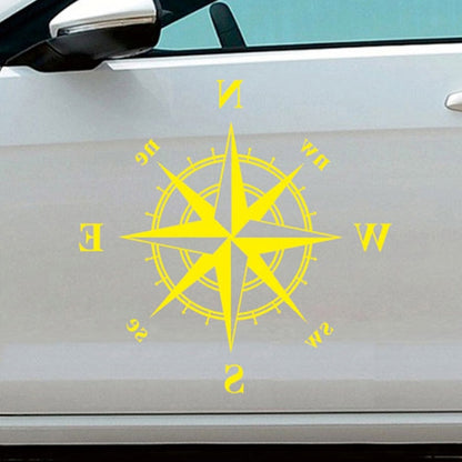 D-336 Car Compass Graphic Sticker Hood Car Body Universal Sticker, D-336