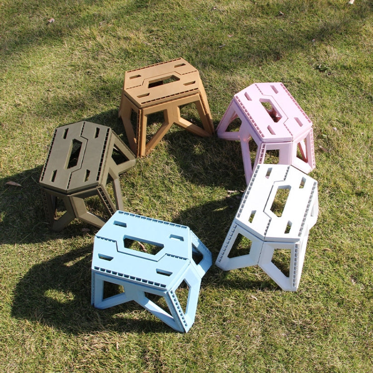 Portable Thickened Plastic Folding Stool Outdoor Fishing Stool