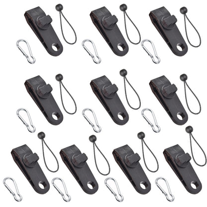 Outdoor Camping Windproof Canopy Fixed Tent Clip Rope Buckle Quick Hanging Set