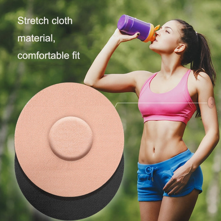 10 PCS Sports Non-slip Adhesive Patch Densor Sweat-absorbing Breathable Fixing Patch, Fresh Color, Black