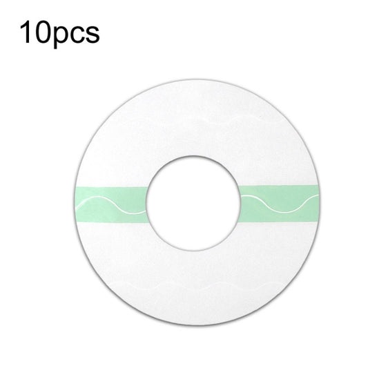 10 PCS Fixed Small Sensor TPU Transparent Adhesive Patch, Round, Oval