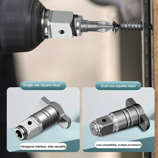 Square T -Shaft  Electric Wrench Converter, Style: Dual Use, Dual Use