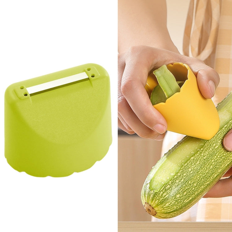 Kitchen Splash Resistant Stainless Steel Home Fruit Peeler, 5PCS Lemon Yellow, 5PCS Apple Green