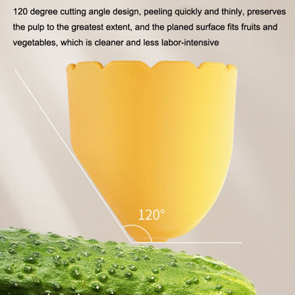 Kitchen Splash Resistant Stainless Steel Home Fruit Peeler, 5PCS Lemon Yellow, 5PCS Apple Green