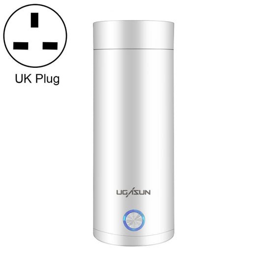 UGASUN Travel Portable Mini Electric Heated Water Cup, UK Plug (White), EU Plug (Withe), US Plug (White), UK Plug (Pink), EU Plug (Pink), US Plug (Pink)