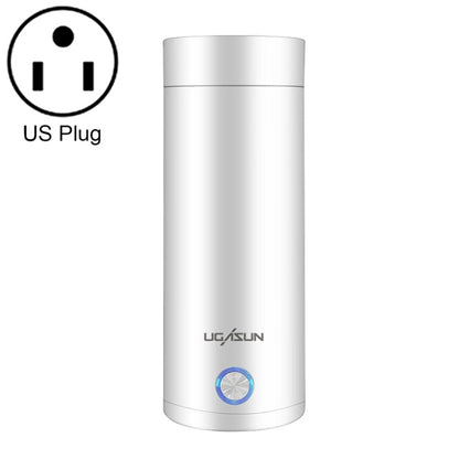 UGASUN Travel Portable Mini Electric Heated Water Cup, UK Plug (White), EU Plug (Withe), US Plug (White), UK Plug (Pink), EU Plug (Pink), US Plug (Pink)
