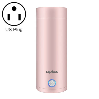 UGASUN Travel Portable Mini Electric Heated Water Cup, UK Plug (White), EU Plug (Withe), US Plug (White), UK Plug (Pink), EU Plug (Pink), US Plug (Pink)