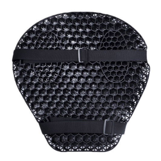 Shock-Absorbing Breathable Honeycomb Motorcycle Seat Cushion, PE Bag+Mesh Cover, PE Bag Package