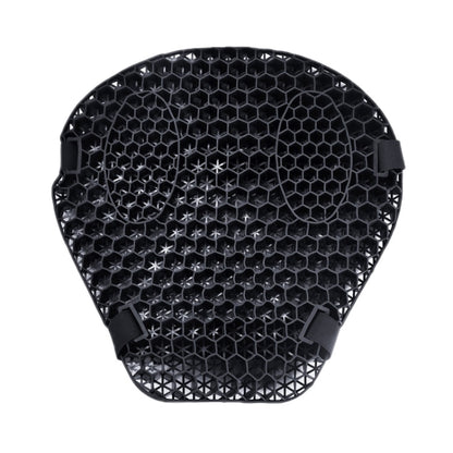 Shock-Absorbing Breathable Honeycomb Motorcycle Seat Cushion, PE Bag+Mesh Cover, PE Bag Package