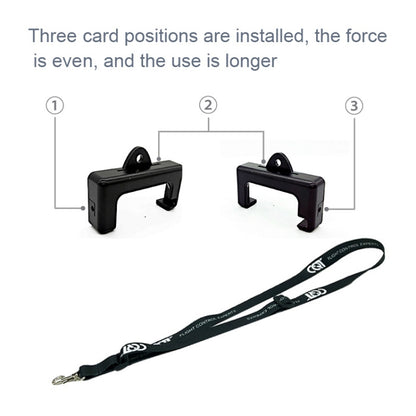 حبل تحكم عن بعد CQT مع خطاف لـ DJI Mavic Air 2/2S/Mini 2/Mini 3 Pro، النمط: حبل رفيع، حبل عريض، مشبك فقط