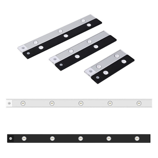Ultra-thin Smart LED Human Body Sensor Light Bar, Length: 80cm(Space Silver), 80cm