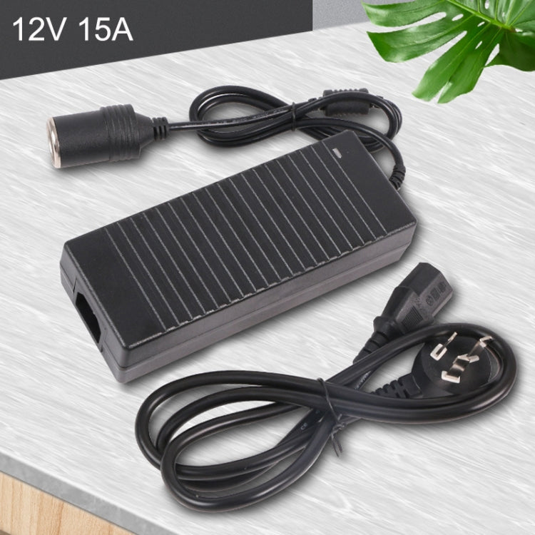 220V To 12V Power Converter 10A15A Car to Household Power Adapter, Plug Type:, 15A US Plug, 15A EU Plug, 15A UK Plug