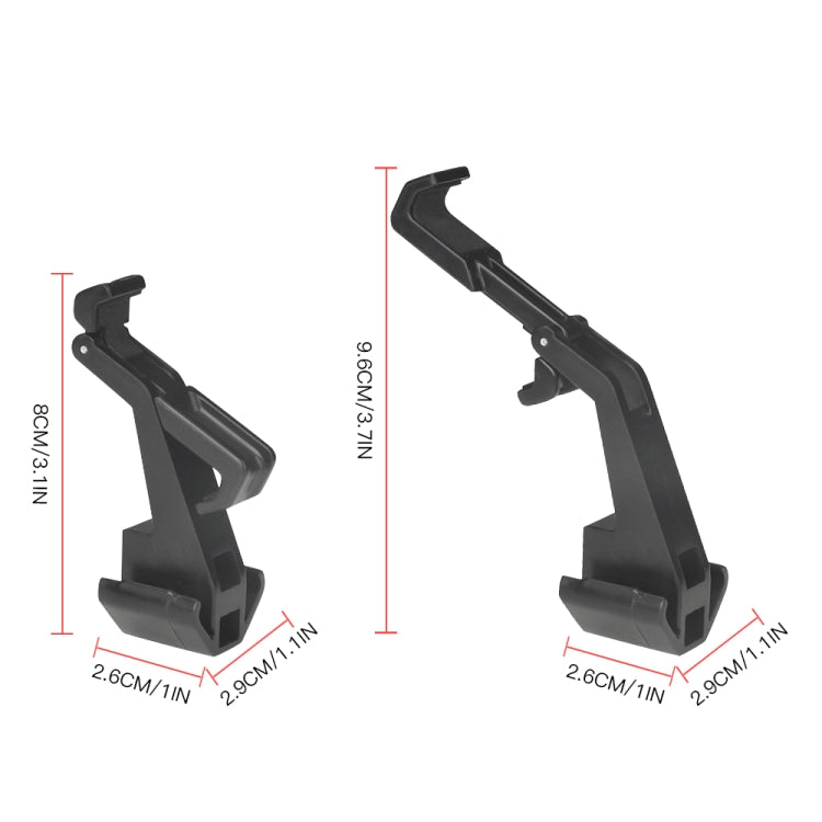 حامل هاتف وجهاز لوحي للتحكم عن بعد RCSTQ لطائرة DJI Mavic 3/Mini 2/Mini 3 Pro، الطراز: مشبك فقط، مع حبل سميك