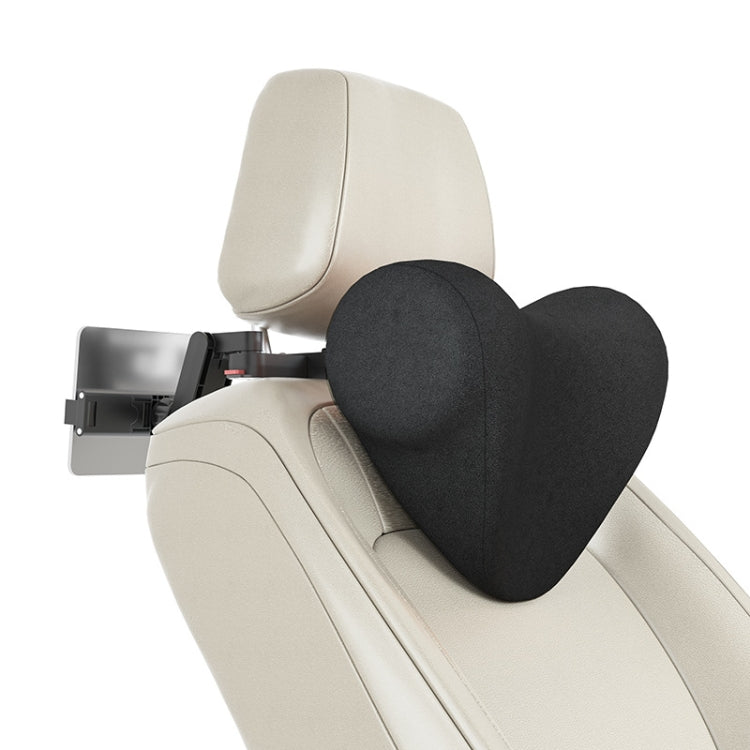A09 Car Seat Headrest Memory Foam Comfortable Neck Pillow, Style:, Without Stand (Pink), With Stand (Black), Without Stand (Coffee), With Stand  (White), Without Stand (Blue), With Stand  (Orange), Without Stand (Gray), With Stand  (Pink)��������������...