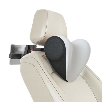 A09 Car Seat Headrest Memory Foam Comfortable Neck Pillow, Style:, Without Stand (Pink), With Stand (Black), Without Stand (Coffee), With Stand  (White), Without Stand (Blue), With Stand  (Orange), Without Stand (Gray), With Stand  (Pink)��������������...