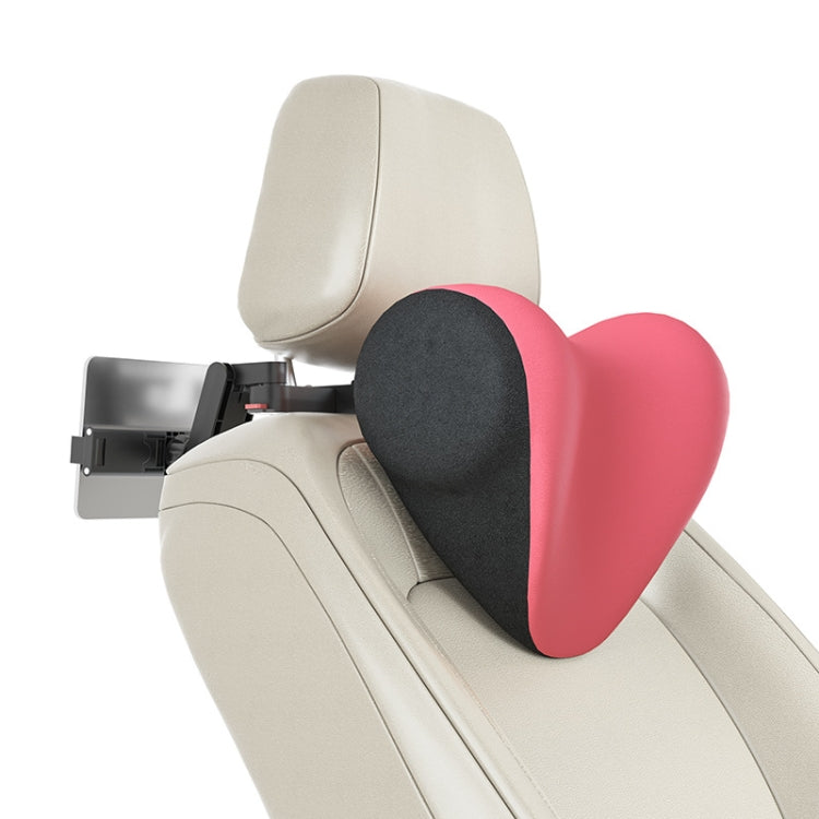 A09 Car Seat Headrest Memory Foam Comfortable Neck Pillow, Style:, Without Stand (Pink), With Stand (Black), Without Stand (Coffee), With Stand  (White), Without Stand (Blue), With Stand  (Orange), Without Stand (Gray), With Stand  (Pink)��������������...