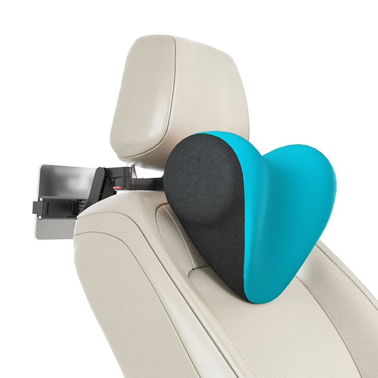 A09 Car Seat Headrest Memory Foam Comfortable Neck Pillow, Style:, Without Stand (Pink), With Stand (Black), Without Stand (Coffee), With Stand  (White), Without Stand (Blue), With Stand  (Orange), Without Stand (Gray), With Stand  (Pink)��������������...