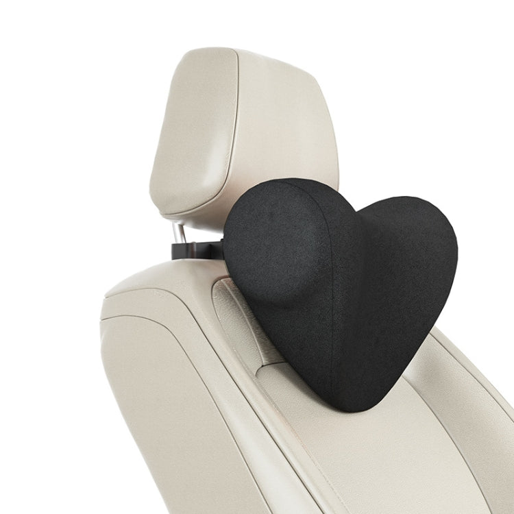 A09 Car Seat Headrest Memory Foam Comfortable Neck Pillow, Style:, Without Stand (Pink), With Stand (Black), Without Stand (Coffee), With Stand  (White), Without Stand (Blue), With Stand  (Orange), Without Stand (Gray), With Stand  (Pink)��������������...