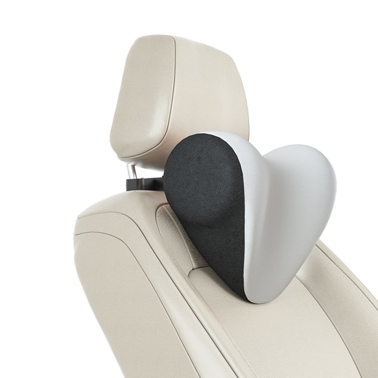 A09 Car Seat Headrest Memory Foam Comfortable Neck Pillow, Style:, Without Stand (Pink), With Stand (Black), Without Stand (Coffee), With Stand  (White), Without Stand (Blue), With Stand  (Orange), Without Stand (Gray), With Stand  (Pink)��������������...