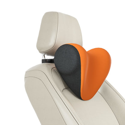 A09 Car Seat Headrest Memory Foam Comfortable Neck Pillow, Style:, Without Stand (Pink), With Stand (Black), Without Stand (Coffee), With Stand  (White), Without Stand (Blue), With Stand  (Orange), Without Stand (Gray), With Stand  (Pink)��������������...