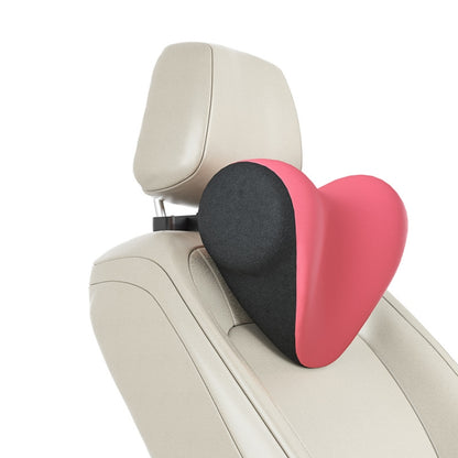 A09 Car Seat Headrest Memory Foam Comfortable Neck Pillow, Style:, Without Stand (Pink), With Stand (Black), Without Stand (Coffee), With Stand  (White), Without Stand (Blue), With Stand  (Orange), Without Stand (Gray), With Stand  (Pink)��������������...