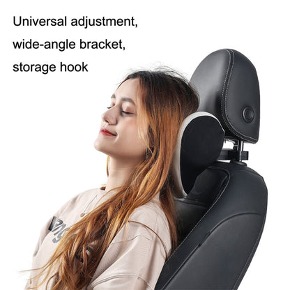 A09 Car Seat Headrest Memory Foam Comfortable Neck Pillow, Style:, Without Stand (Pink), With Stand (Black), Without Stand (Coffee), With Stand  (White), Without Stand (Blue), With Stand  (Orange), Without Stand (Gray), With Stand  (Pink)��������������...