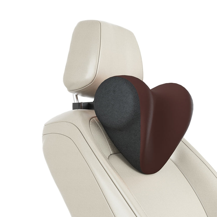 A09 Car Seat Headrest Memory Foam Comfortable Neck Pillow, Style:, Without Stand (Pink), With Stand (Black), Without Stand (Coffee), With Stand  (White), Without Stand (Blue), With Stand  (Orange), Without Stand (Gray), With Stand  (Pink)��������������...