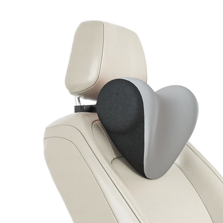 A09 Car Seat Headrest Memory Foam Comfortable Neck Pillow, Style:, Without Stand (Pink), With Stand (Black), Without Stand (Coffee), With Stand  (White), Without Stand (Blue), With Stand  (Orange), Without Stand (Gray), With Stand  (Pink)��������������...