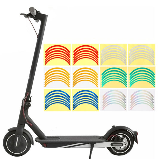 2 Sets Wheel Hub Protective Sticker For Scooter Bicycle Electric Vehicle