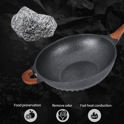 Wanjiachu Maifan Stone Wok Die-cast Frying Home Pancake Pan