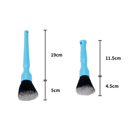 Car Details Soft Bristle Interior Brush Crevice Cleaning Brush, Style:, Short Black Handle, Long Black Handle, Short Red Handle, Long Red Handle, Short Blue Handle, Long Blue Handle