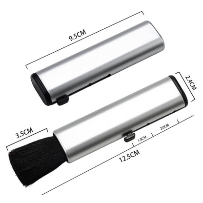 10 PCS Car Air Conditioner Air Outlet Telescopic Cleaning Brush, 10PCS+Black, 10PCS+Silver
