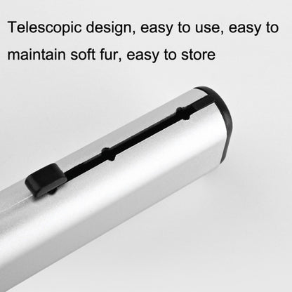10 PCS Car Air Conditioner Air Outlet Telescopic Cleaning Brush, 10PCS+Black, 10PCS+Silver