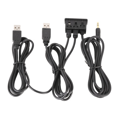 مقعد شحن عالمي للسيارة، واجهة USB + Type-C + AUX، USB + Type-C + AUX
