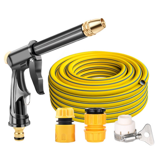 High Pressure Car Wash Hose Telescopic Watering Sprinkler, Style:, H2+3 Connector+5m Tube, H2+3 Connector+10m Tube, H2+3 Connector+10m Tube+Foam Pot, H2+3 Connector+15m Tube, H2+3 Connector+15m Tube+Foam Pot, H2+3 Connector+20m Tube��������������������...