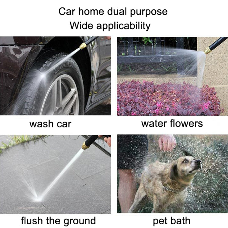 High Pressure Car Wash Hose Telescopic Watering Sprinkler, Style:, H2+3 Connector+5m Tube, H2+3 Connector+10m Tube, H2+3 Connector+10m Tube+Foam Pot, H2+3 Connector+15m Tube, H2+3 Connector+15m Tube+Foam Pot, H2+3 Connector+20m Tube��������������������...