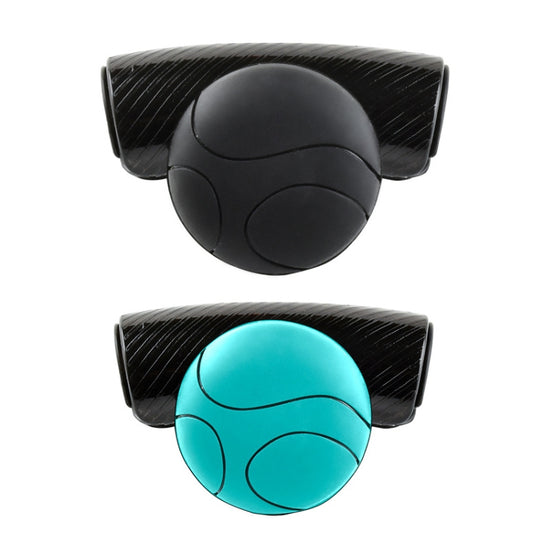 2PCS Automotive Silicone Bearing Steering Wheel Booster, Black, Blue