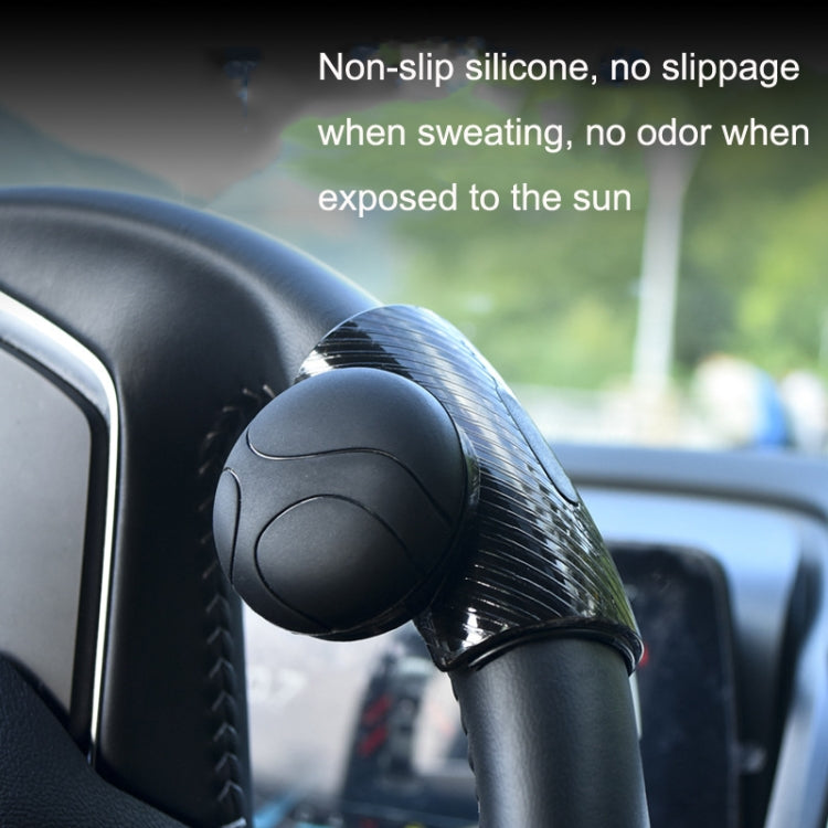 2PCS Automotive Silicone Bearing Steering Wheel Booster, Black, Blue