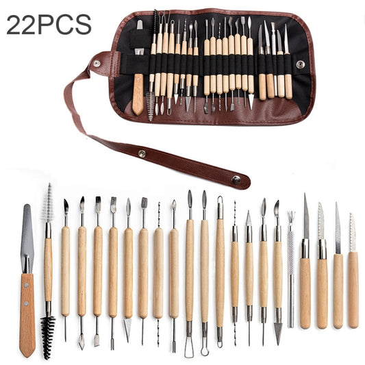 Pottery Tool Set Pottery Clay Stone Carving Knife DIY Clay Combination Tool, 22 In 1, 24 In 1, 27 In 1, 32 In 1