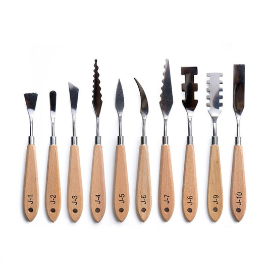 13 In 1 Oil Painting Special-shaped Scraper Painting Creation Art Palette Knife, 13 In 1