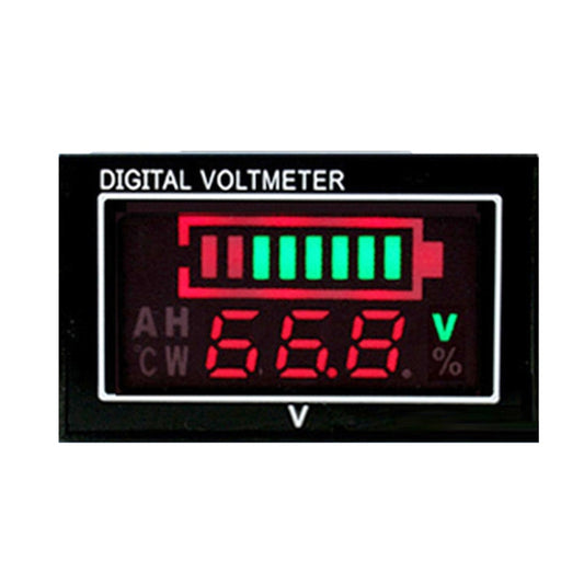 Car Waterproof DC Digital Voltmeter Battery Percentage Display, Car Voltmeter Battery Percentage