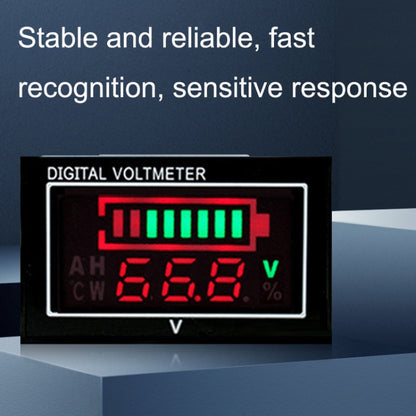 Car Waterproof DC Digital Voltmeter Battery Percentage Display, Car Voltmeter Battery Percentage