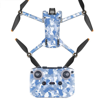 ملصق مقاوم للماء ومضاد للخدش بتصميم مسطح لطائرة DJI Mini 3 Pro، RC-N1 الإصدار العادي، RC مع إصدار الشاشة